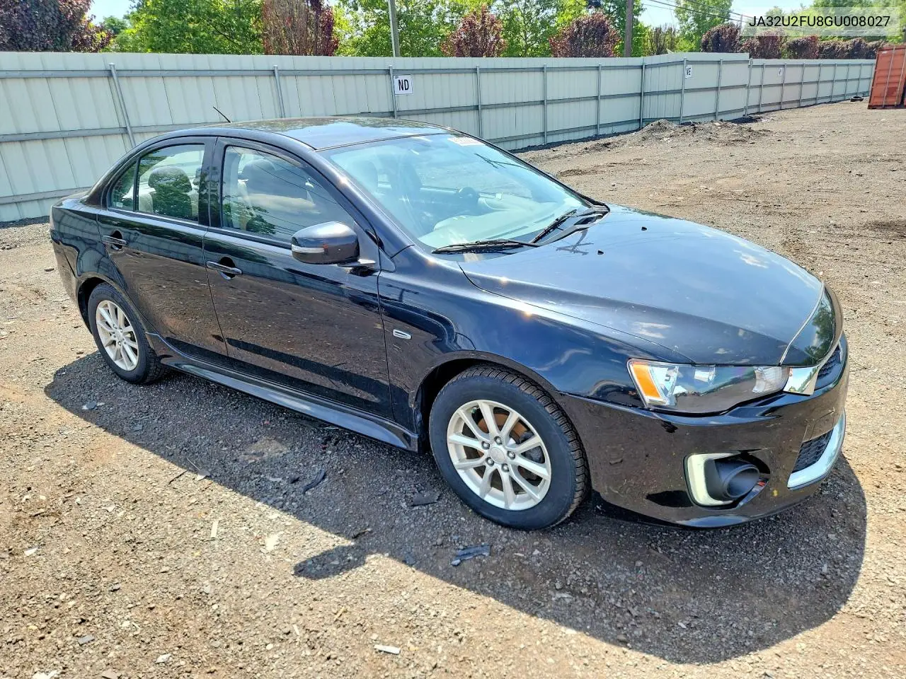 2016 Mitsubishi Lancer Es VIN: JA32U2FU8GU008027 Lot: 60899906