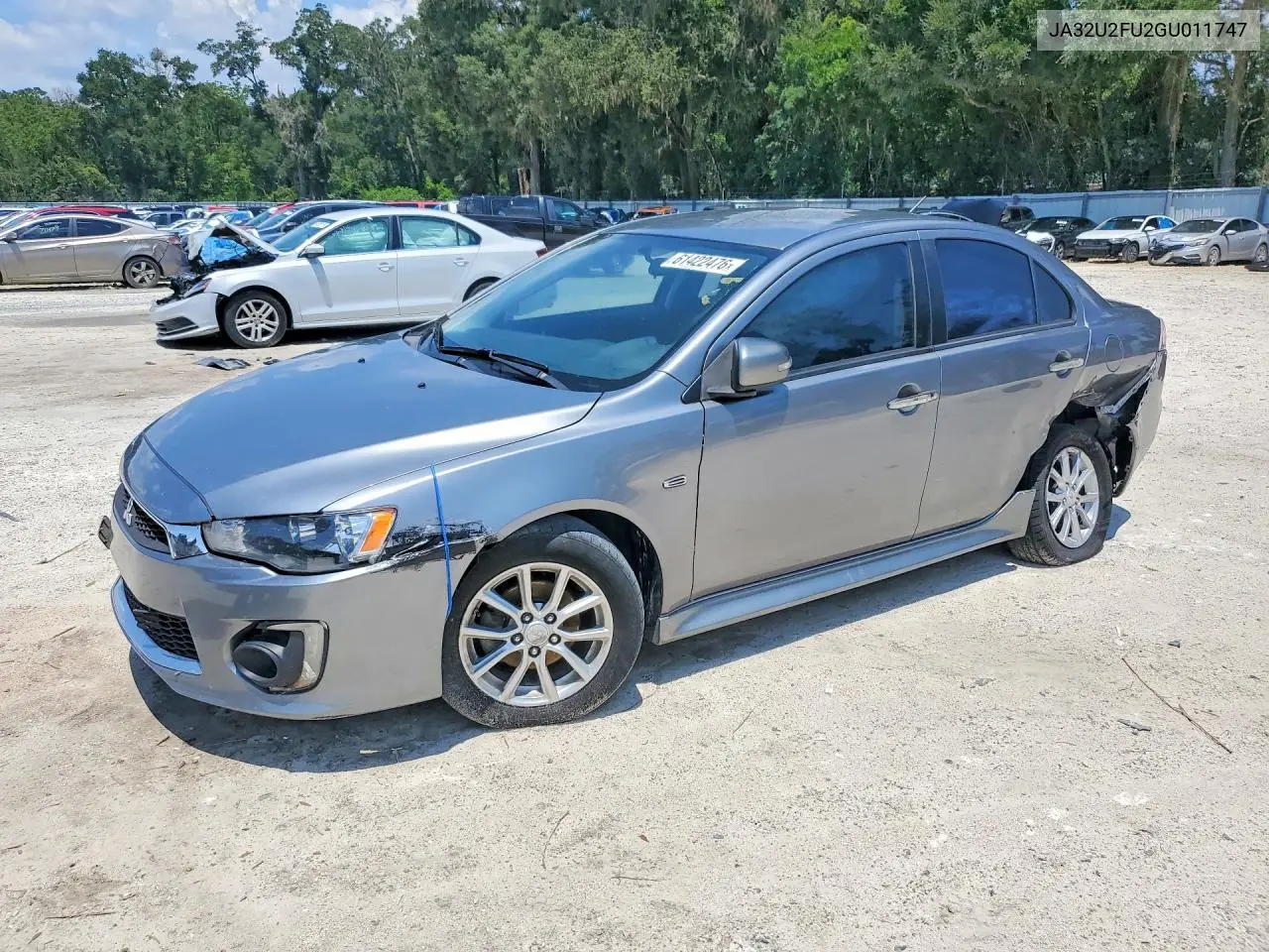 2016 Mitsubishi Lancer Es VIN: JA32U2FU2GU011747 Lot: 61422476