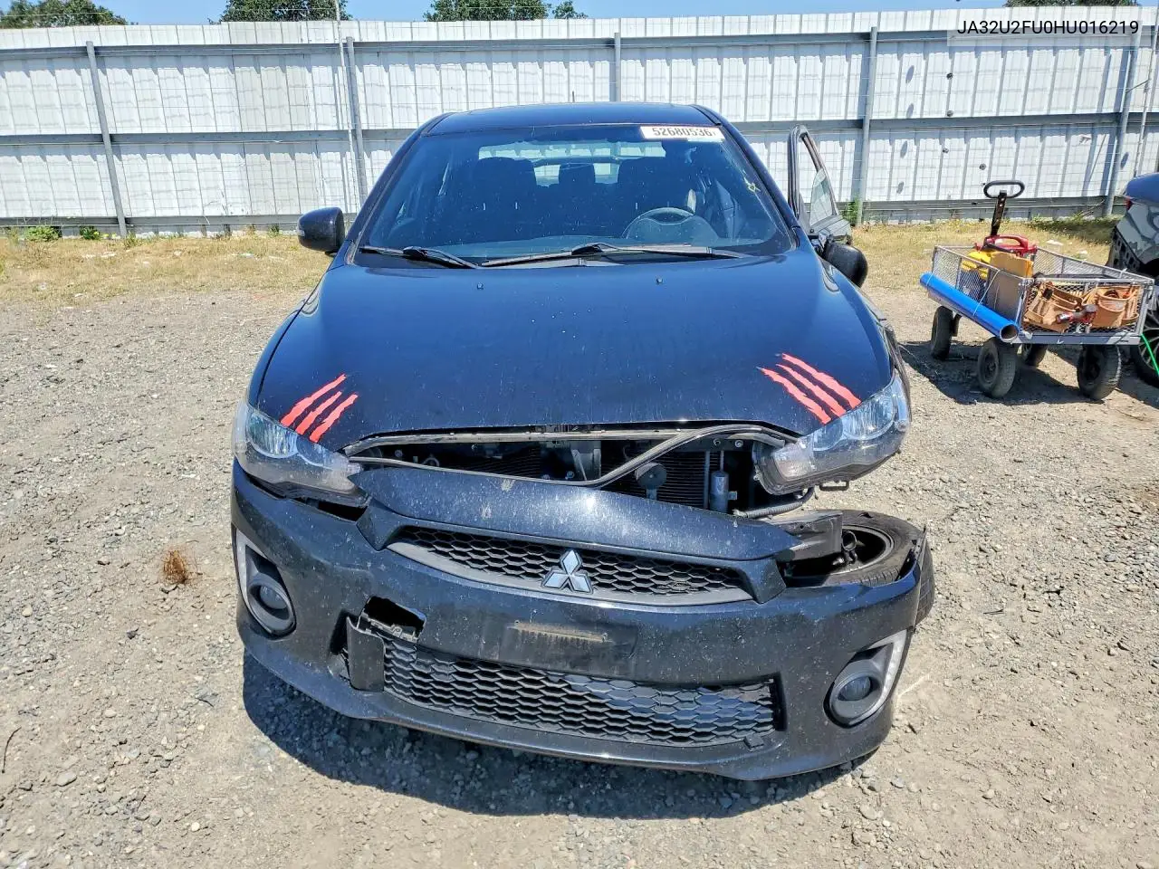 2017 Mitsubishi Lancer Es VIN: JA32U2FU0HU016219 Lot: 52680536