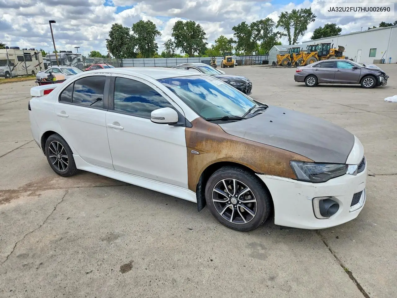 2017 Mitsubishi Lancer Es VIN: JA32U2FU7HU002690 Lot: 55104016