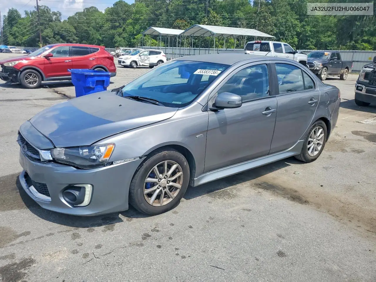 2017 Mitsubishi Lancer Es VIN: JA32U2FU2HU006047 Lot: 55383736