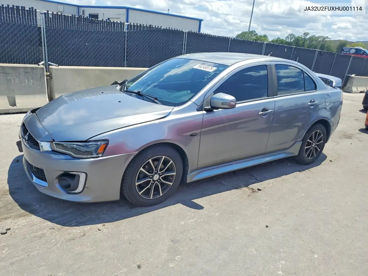 2017 Mitsubishi Lancer Es VIN: JA32U2FUXHU001114 Lot: 56249576