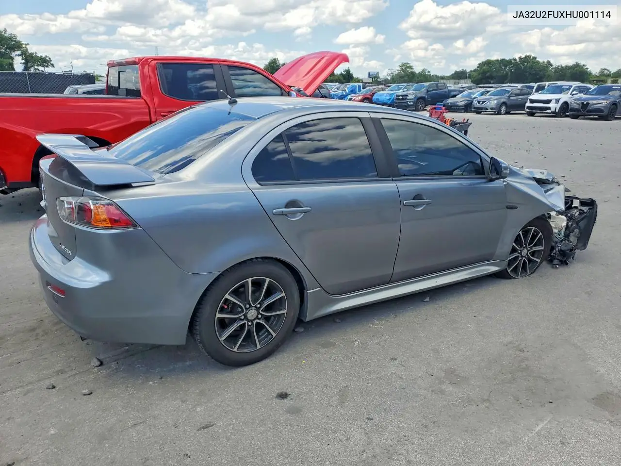 2017 Mitsubishi Lancer Es VIN: JA32U2FUXHU001114 Lot: 56249576