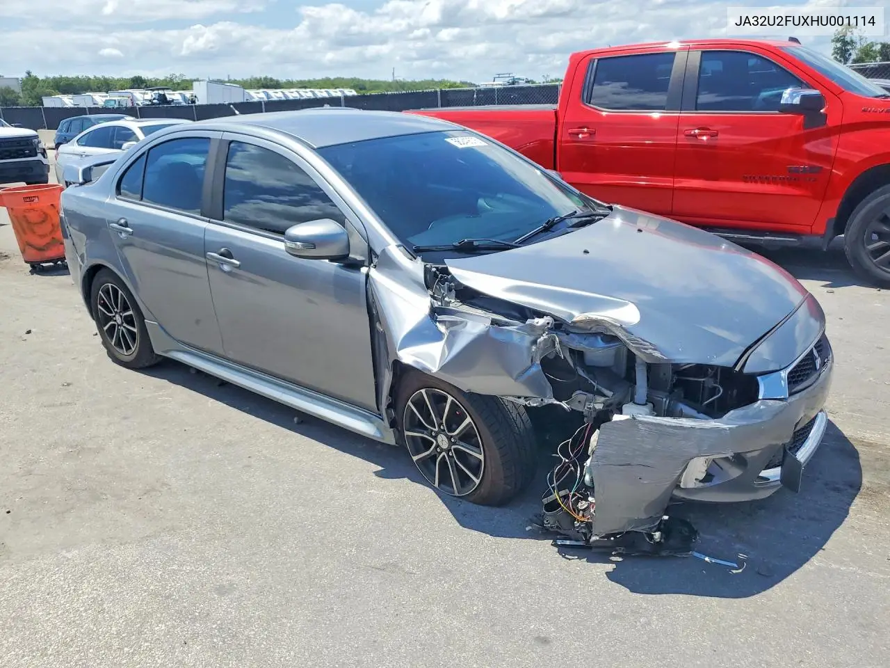 2017 Mitsubishi Lancer Es VIN: JA32U2FUXHU001114 Lot: 56249576