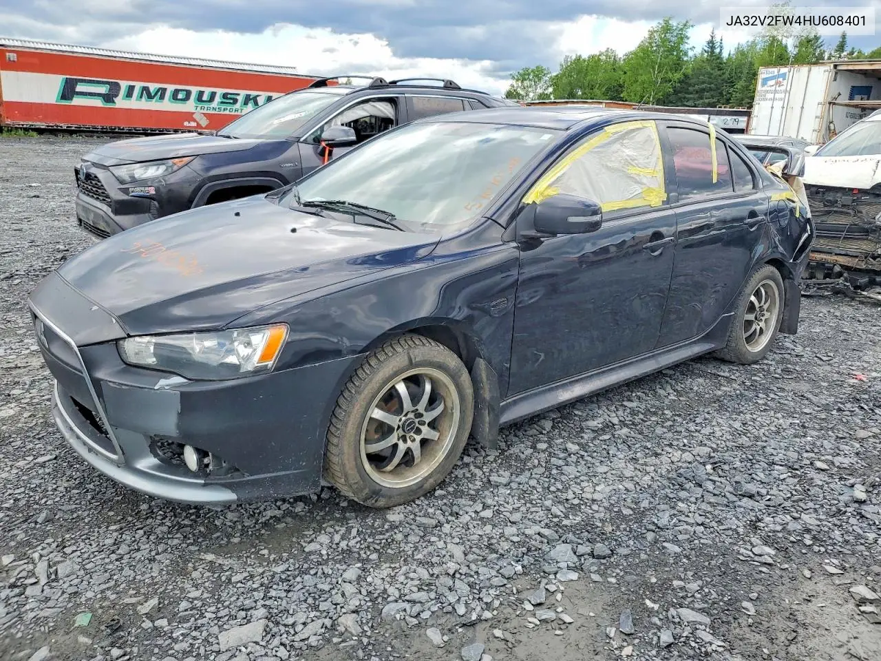 2017 Mitsubishi Lancer Es VIN: JA32V2FW4HU608401 Lot: 57010306