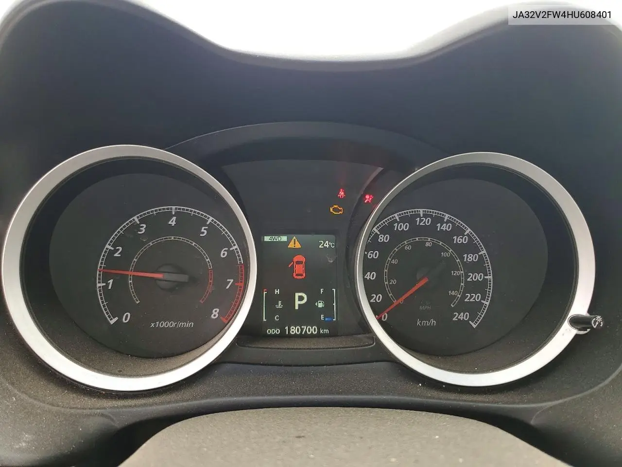 2017 Mitsubishi Lancer Es VIN: JA32V2FW4HU608401 Lot: 57010306