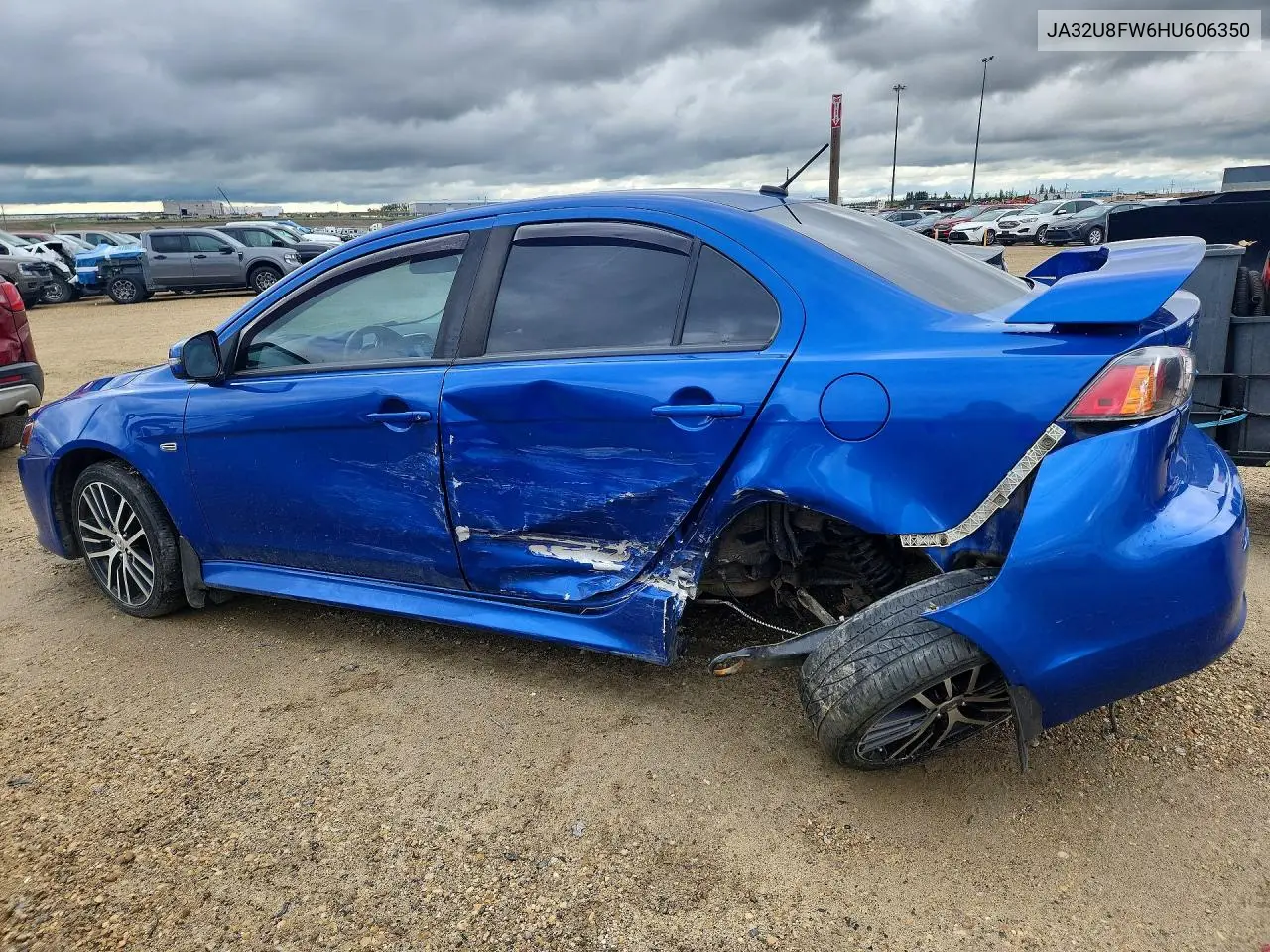 2017 Mitsubishi Lancer Gts VIN: JA32U8FW6HU606350 Lot: 57552276