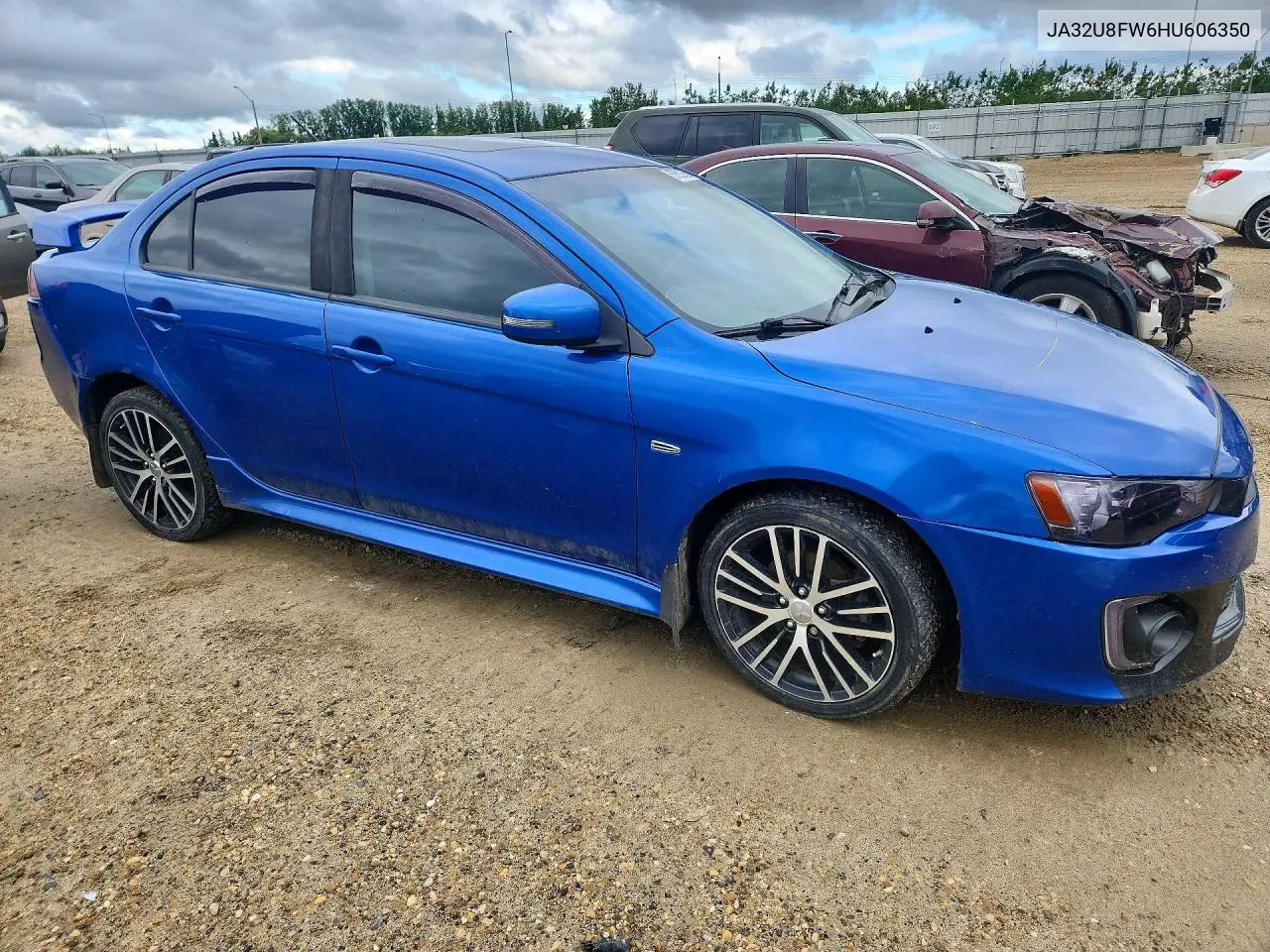 2017 Mitsubishi Lancer Gts VIN: JA32U8FW6HU606350 Lot: 57552276