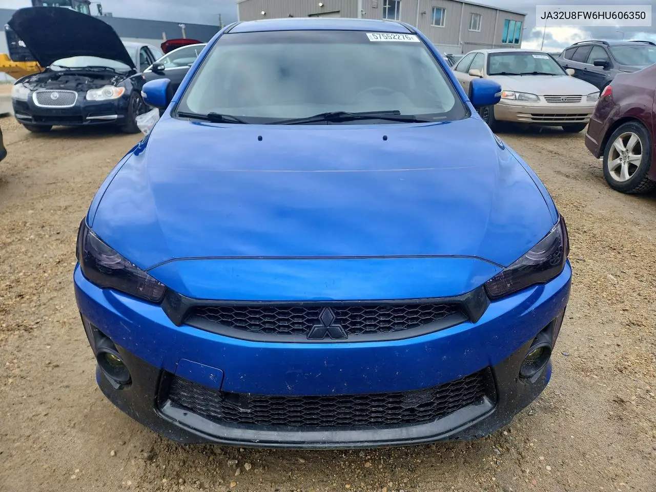 2017 Mitsubishi Lancer Gts VIN: JA32U8FW6HU606350 Lot: 57552276