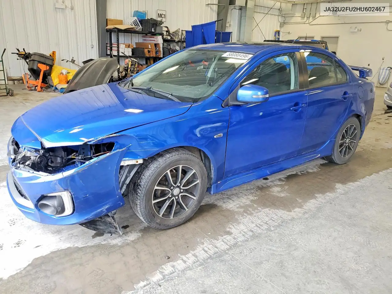 2017 Mitsubishi Lancer Es VIN: JA32U2FU2HU602467 Lot: 58088496