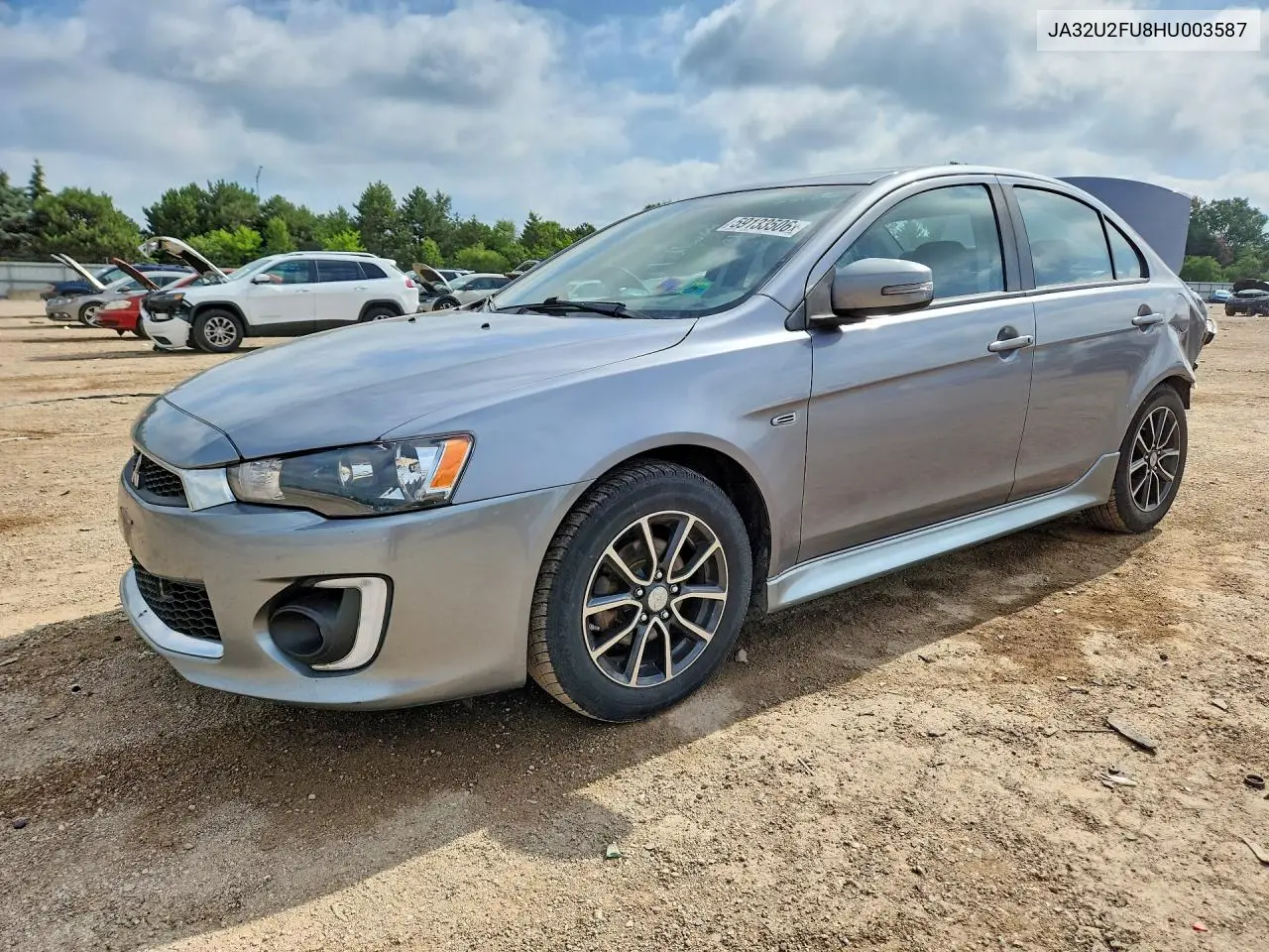2017 Mitsubishi Lancer Es VIN: JA32U2FU8HU003587 Lot: 59133506