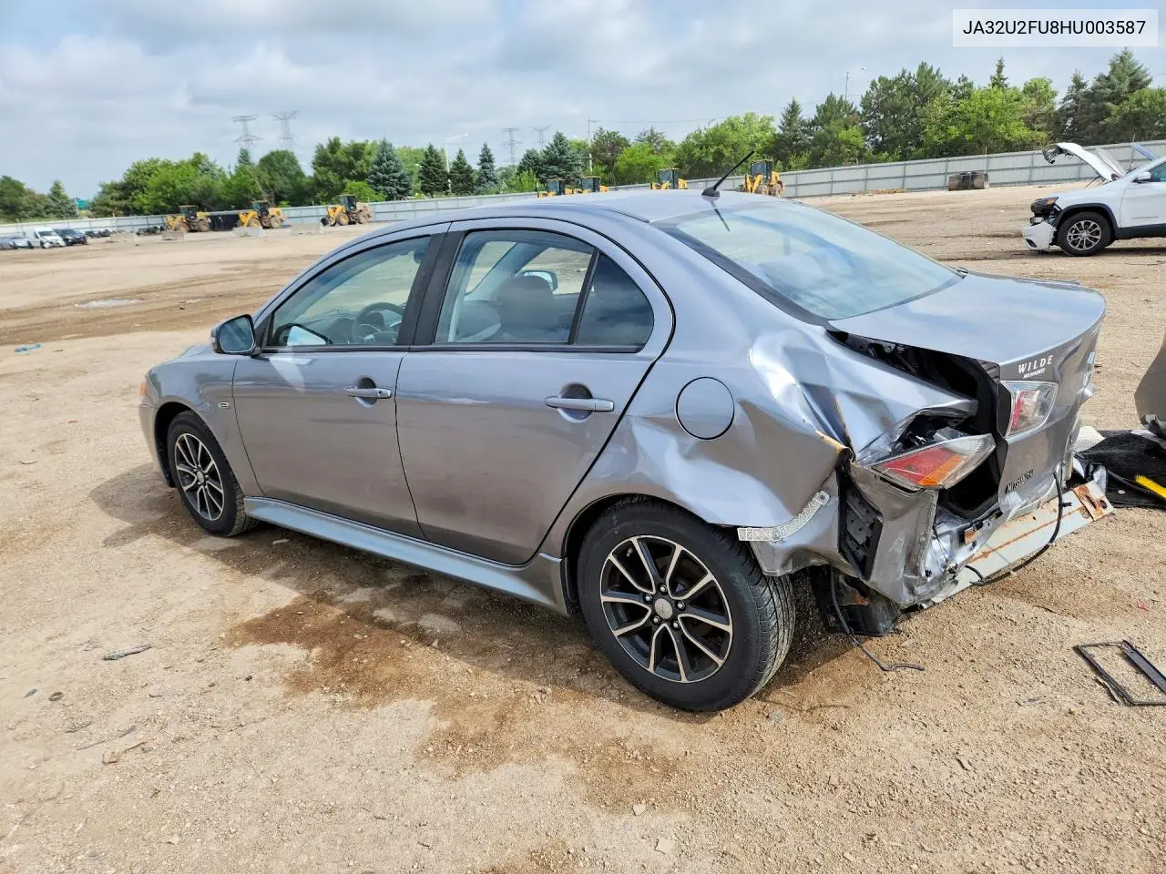 2017 Mitsubishi Lancer Es VIN: JA32U2FU8HU003587 Lot: 59133506