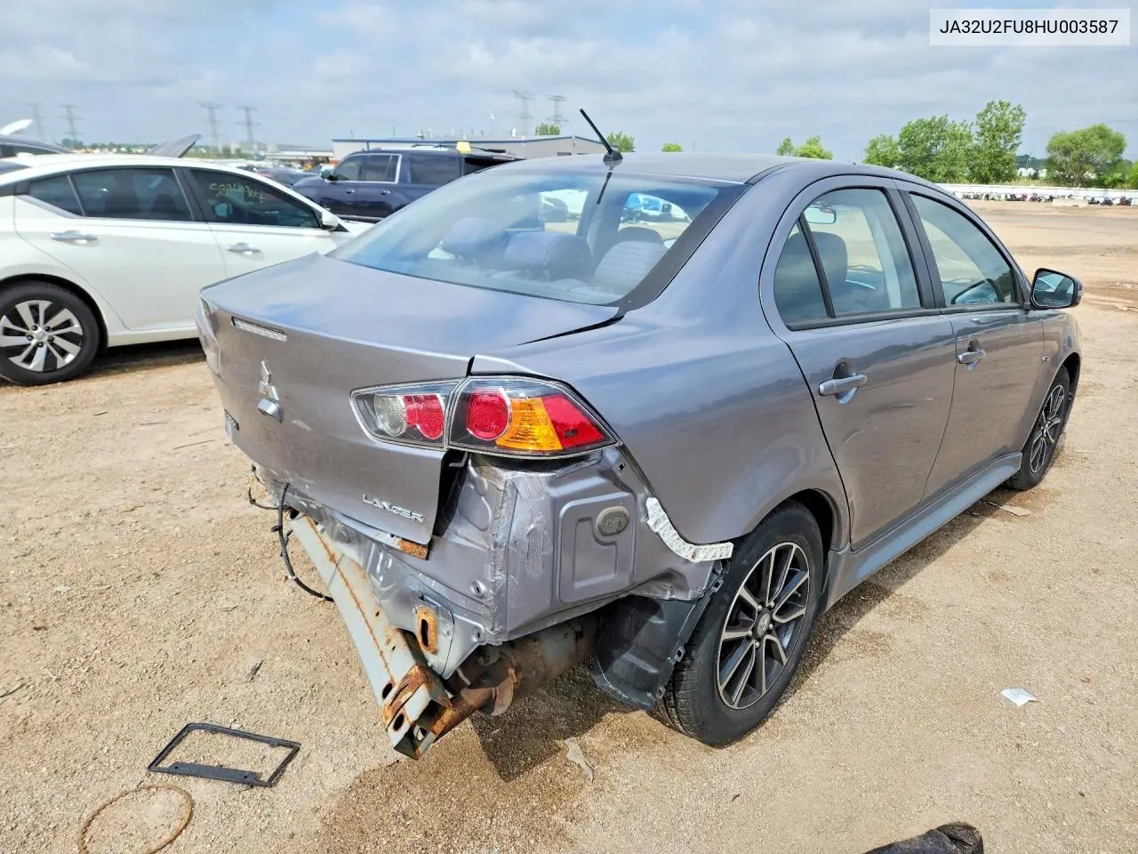 2017 Mitsubishi Lancer Es VIN: JA32U2FU8HU003587 Lot: 59133506