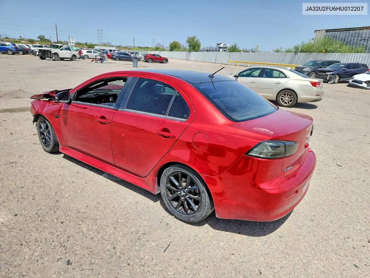 2017 Mitsubishi Lancer Es VIN: JA32U2FU6HU012207 Lot: 59260916