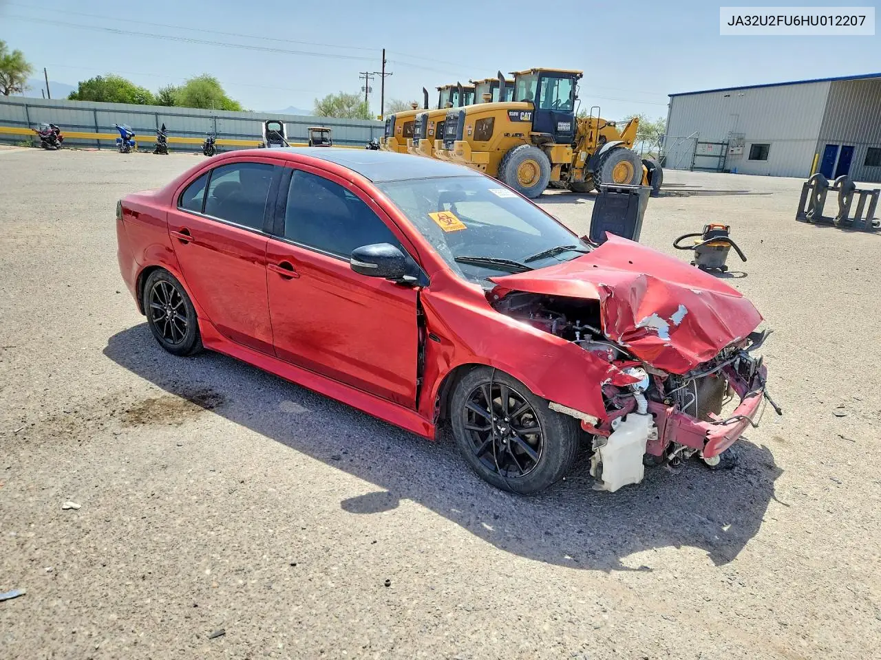 2017 Mitsubishi Lancer Es VIN: JA32U2FU6HU012207 Lot: 59260916