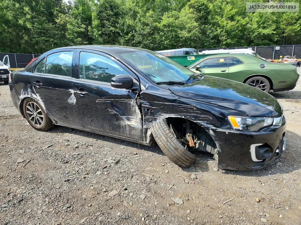 2017 Mitsubishi Lancer Es VIN: JA32U2FU5HU001893 Lot: 59532036