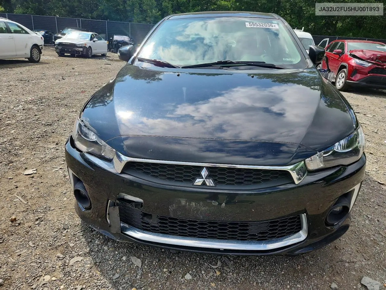 2017 Mitsubishi Lancer Es VIN: JA32U2FU5HU001893 Lot: 59532036