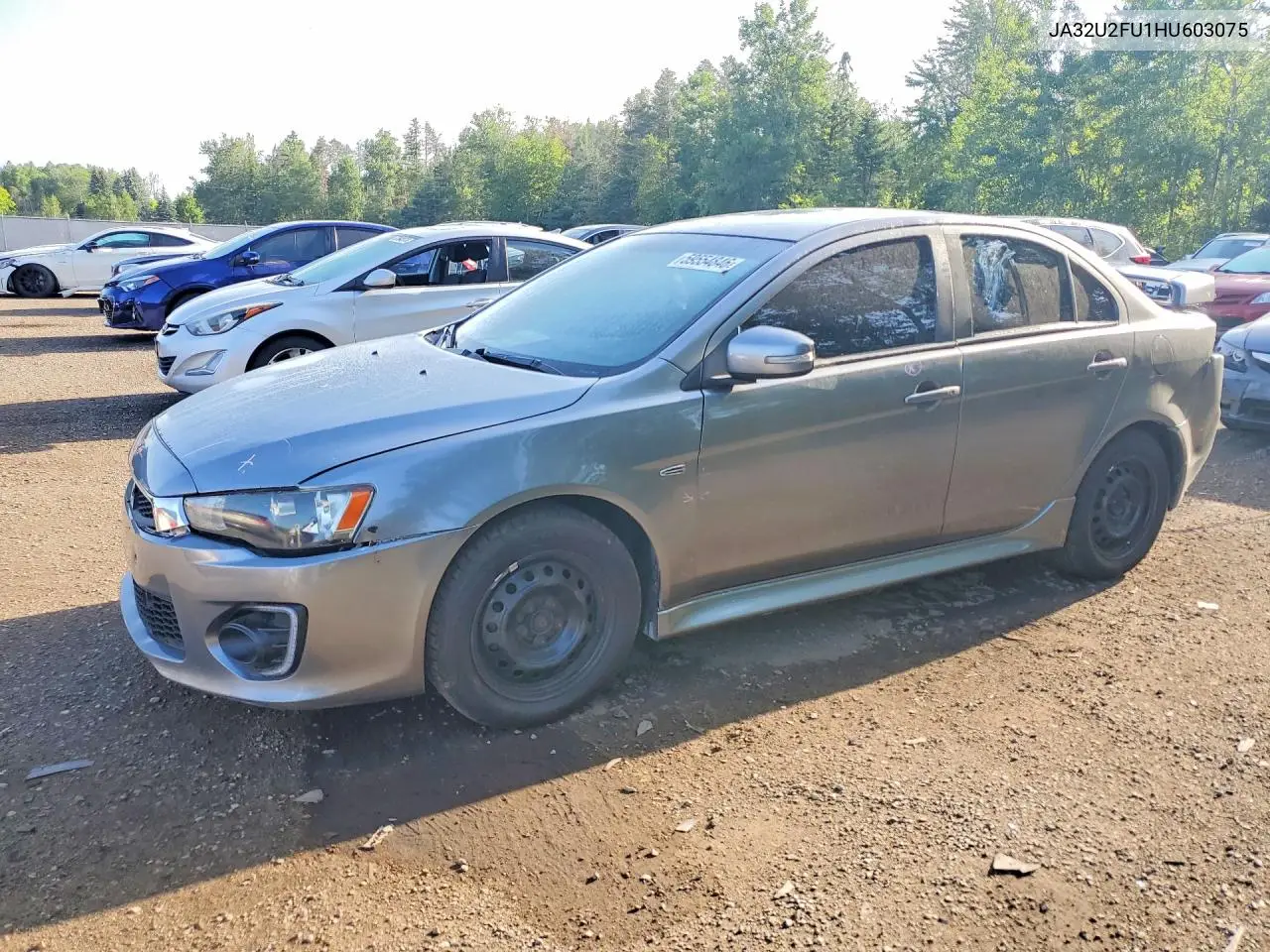 2017 Mitsubishi Lancer Es VIN: JA32U2FU1HU603075 Lot: 59554846