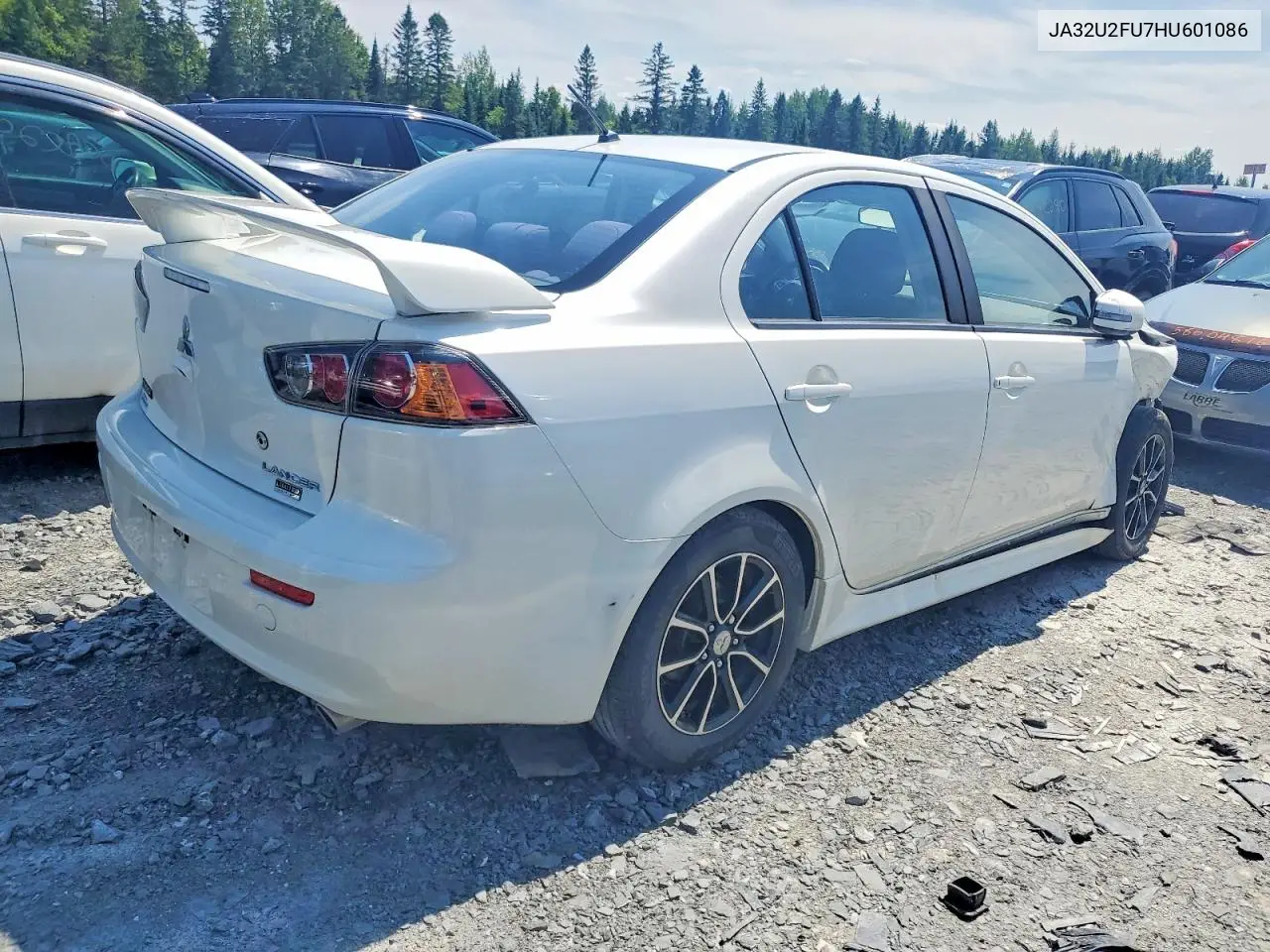 2017 Mitsubishi Lancer Es VIN: JA32U2FU7HU601086 Lot: 59854986