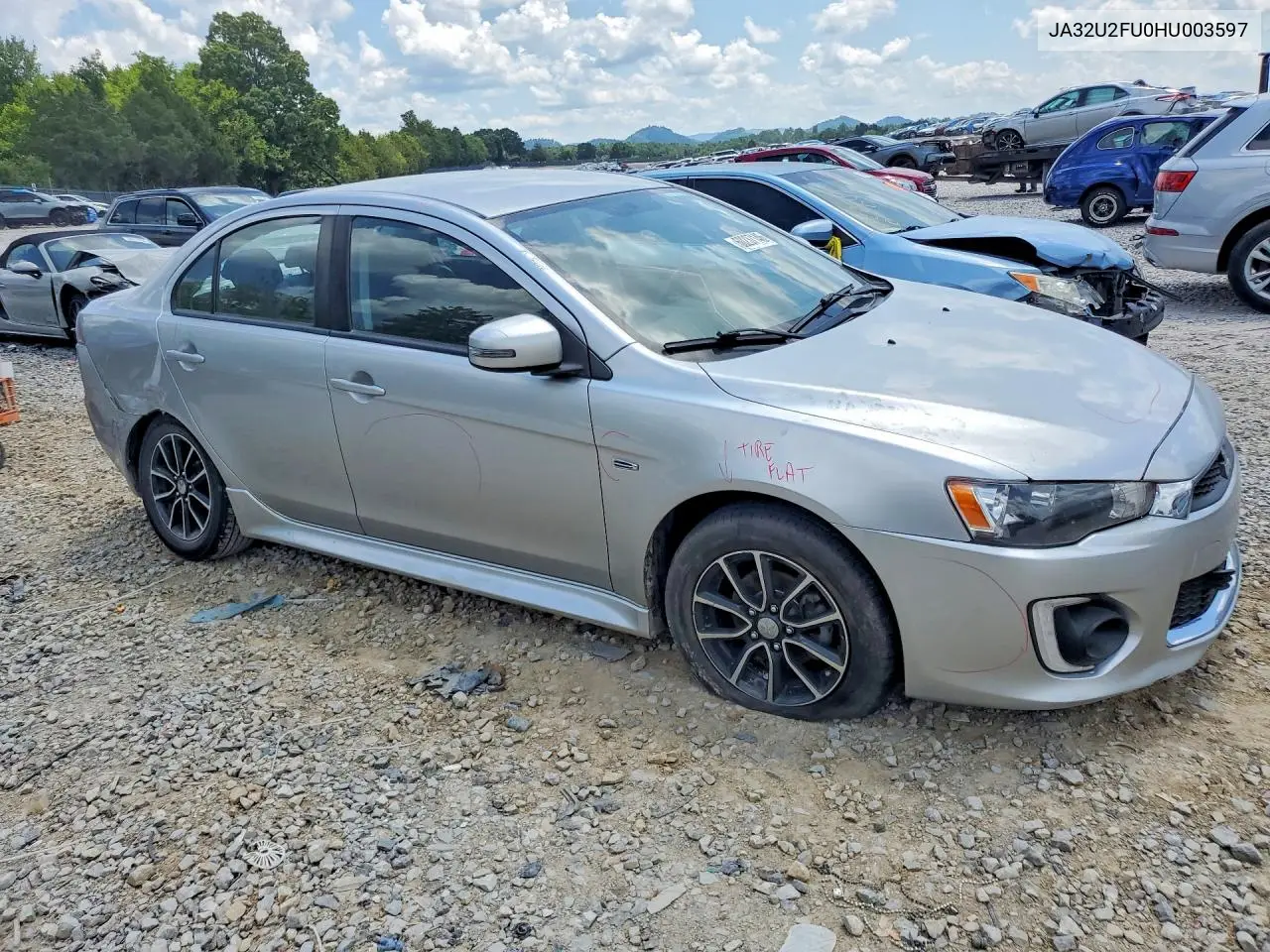 2017 Mitsubishi Lancer Es VIN: JA32U2FU0HU003597 Lot: 60237146