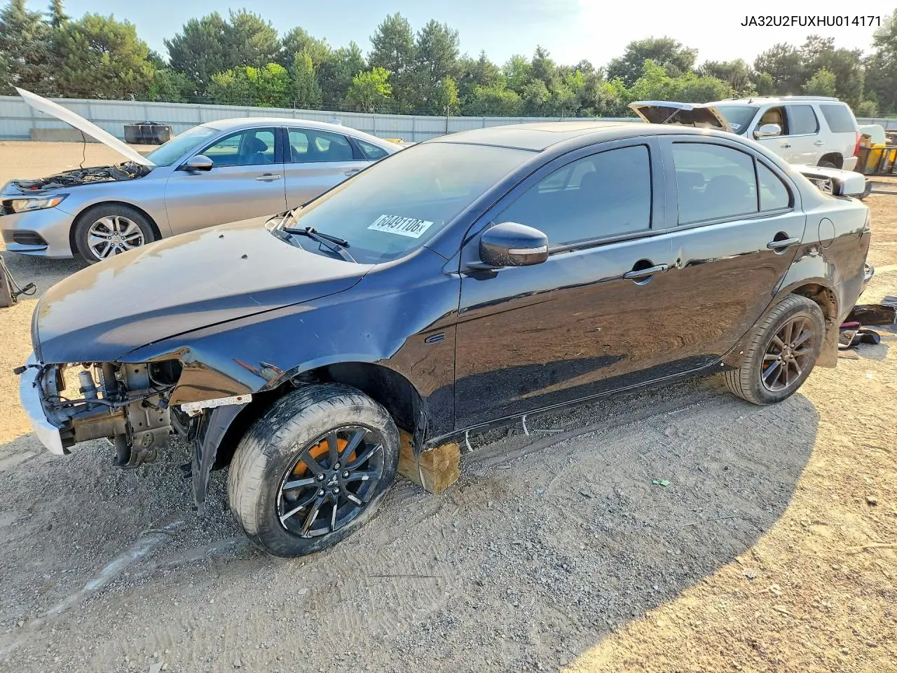 2017 Mitsubishi Lancer Es VIN: JA32U2FUXHU014171 Lot: 60491106