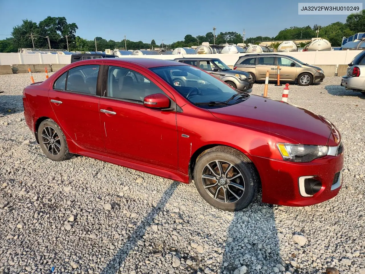 2017 Mitsubishi Lancer Es VIN: JA32V2FW3HU010249 Lot: 61032256
