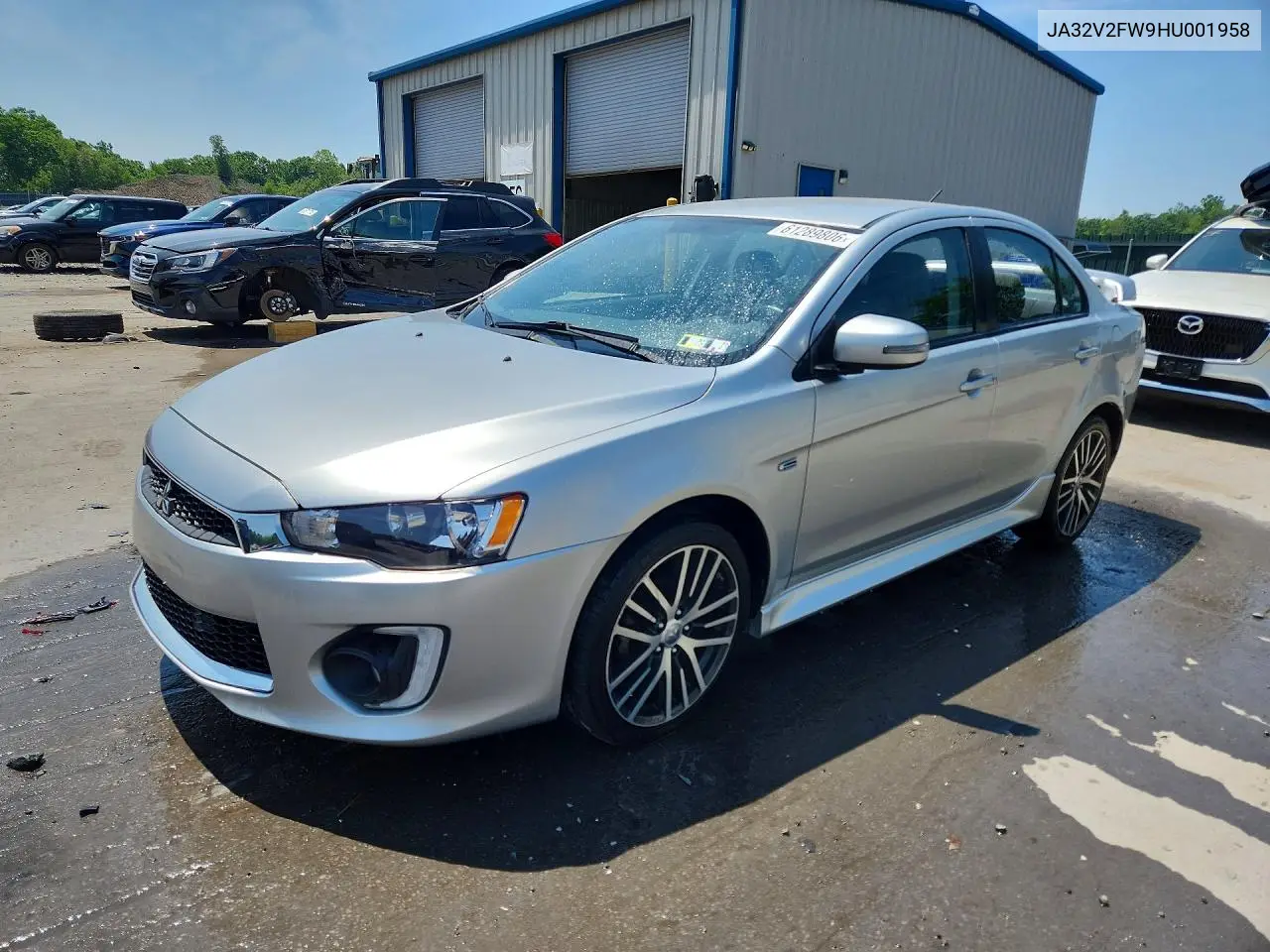 2017 Mitsubishi Lancer Es VIN: JA32V2FW9HU001958 Lot: 61289806