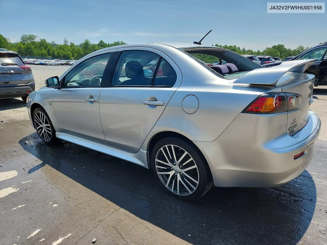 2017 Mitsubishi Lancer Es VIN: JA32V2FW9HU001958 Lot: 61289806
