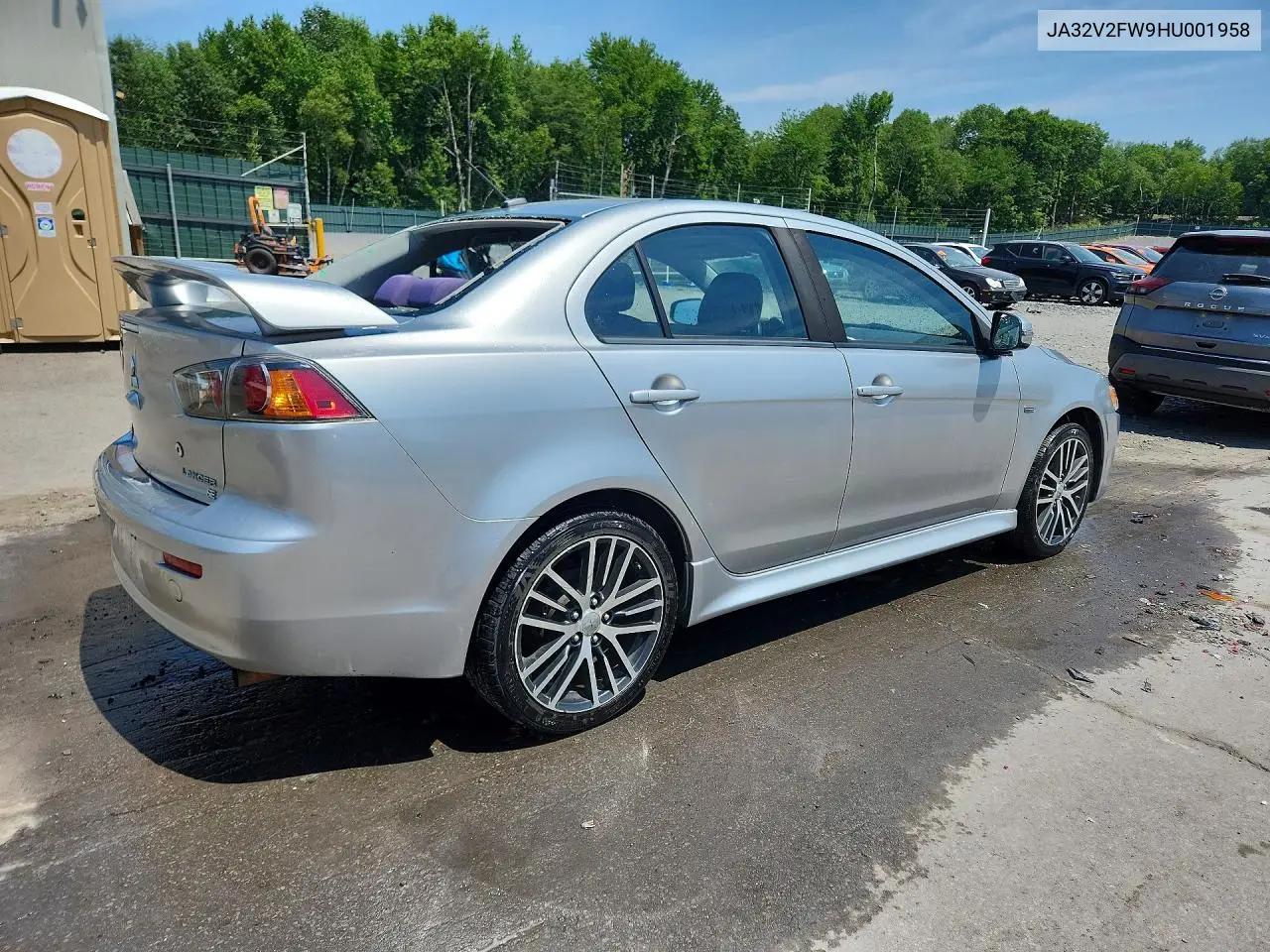 2017 Mitsubishi Lancer Es VIN: JA32V2FW9HU001958 Lot: 61289806