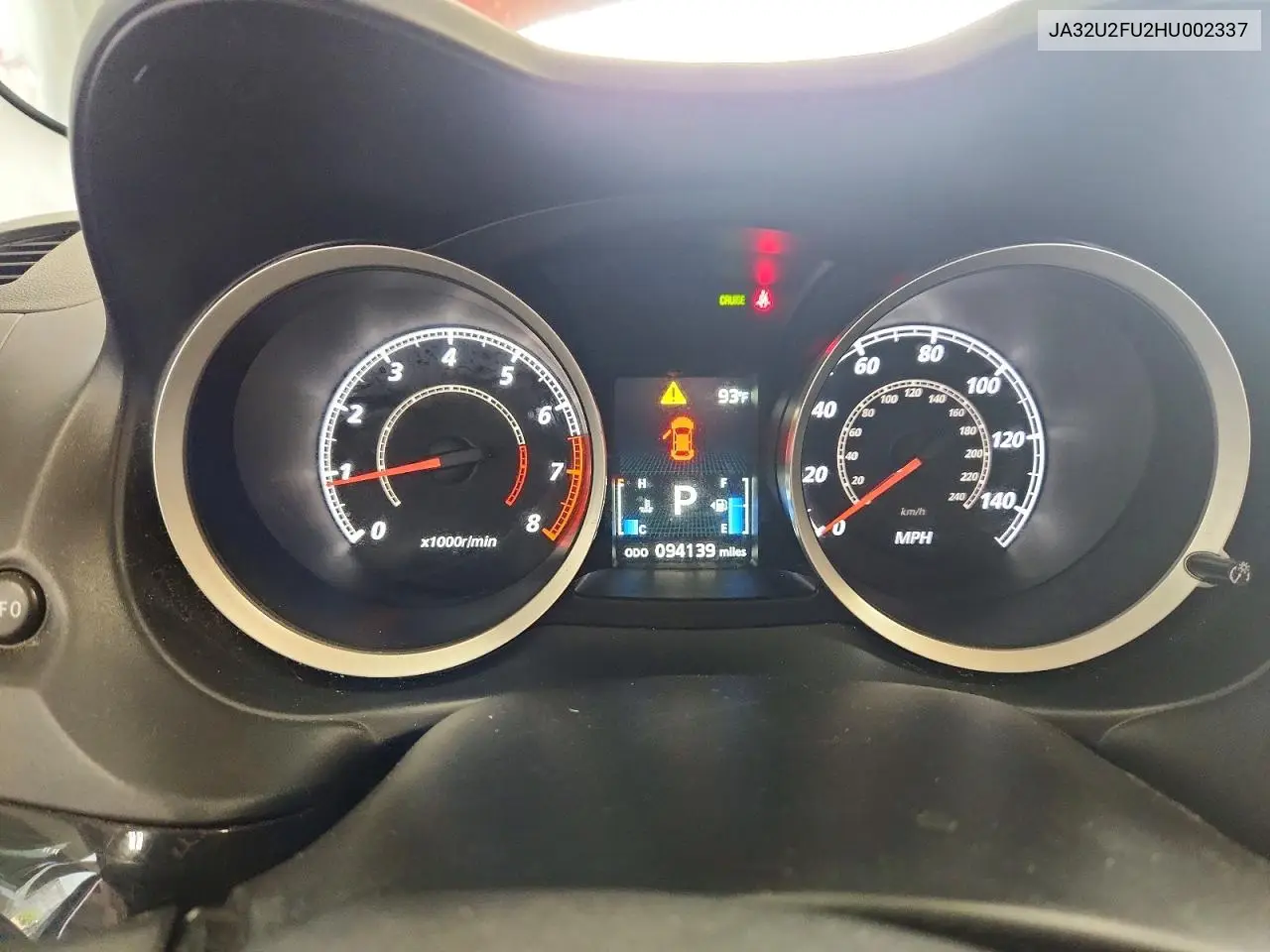 2017 Mitsubishi Lancer Es VIN: JA32U2FU2HU002337 Lot: 61294636
