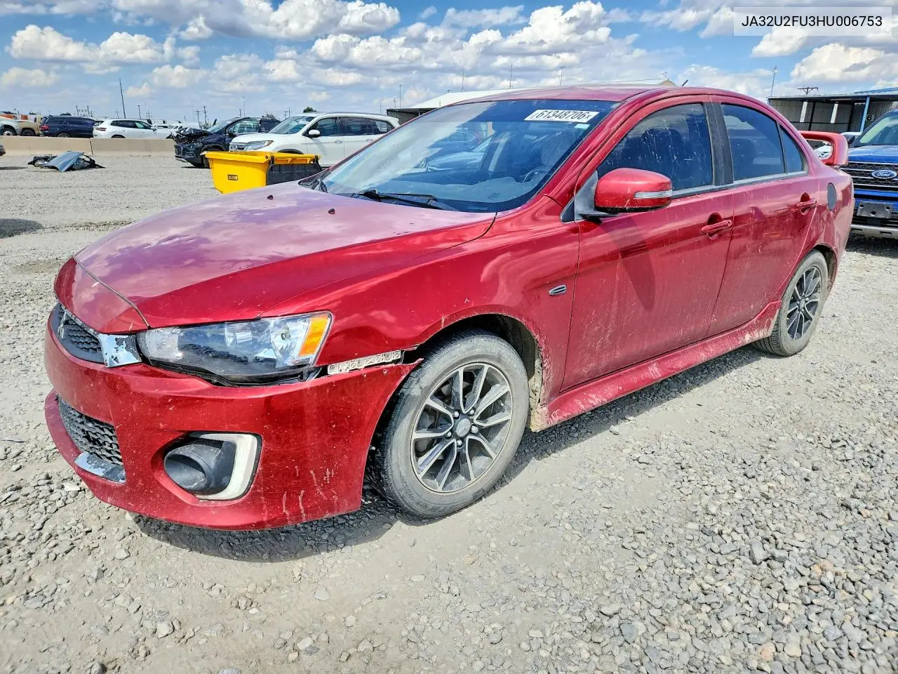 2017 Mitsubishi Lancer Es VIN: JA32U2FU3HU006753 Lot: 61348706