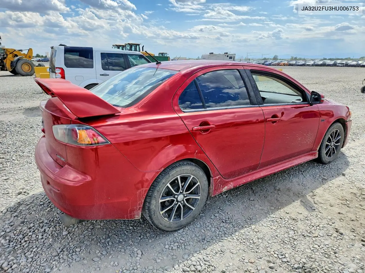 2017 Mitsubishi Lancer Es VIN: JA32U2FU3HU006753 Lot: 61348706