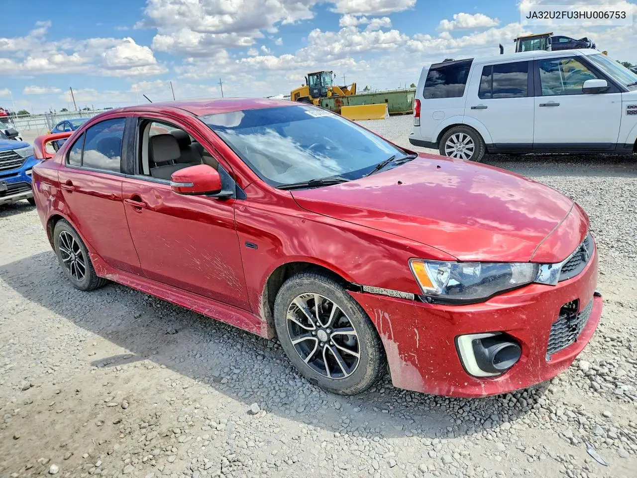 2017 Mitsubishi Lancer Es VIN: JA32U2FU3HU006753 Lot: 61348706