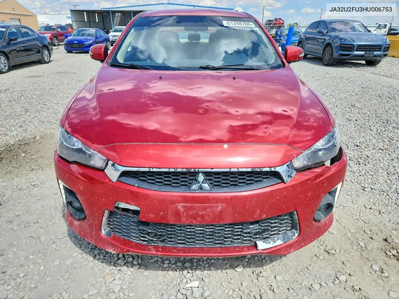 2017 Mitsubishi Lancer Es VIN: JA32U2FU3HU006753 Lot: 61348706