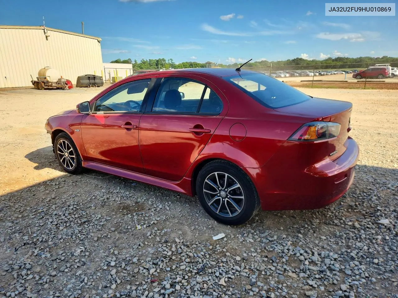 2017 Mitsubishi Lancer Es VIN: JA32U2FU9HU010869 Lot: 61972386