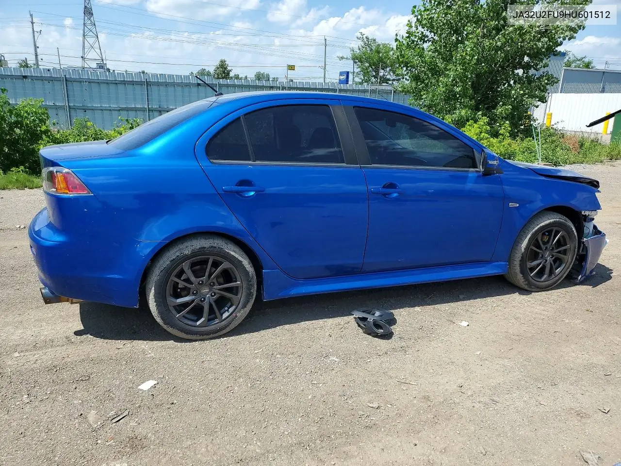 2017 Mitsubishi Lancer Es VIN: JA32U2FU9HU601512 Lot: 85608365