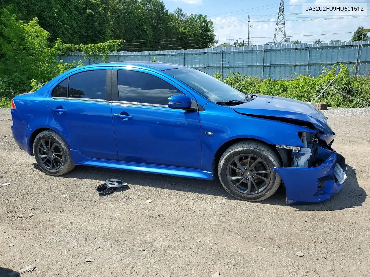 2017 Mitsubishi Lancer Es VIN: JA32U2FU9HU601512 Lot: 85608365
