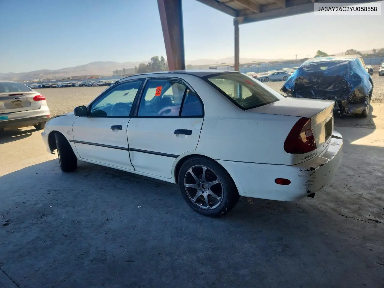 2000 Mitsubishi Mirage De VIN: JA3AY26C2YU058558 Lot: 60631696