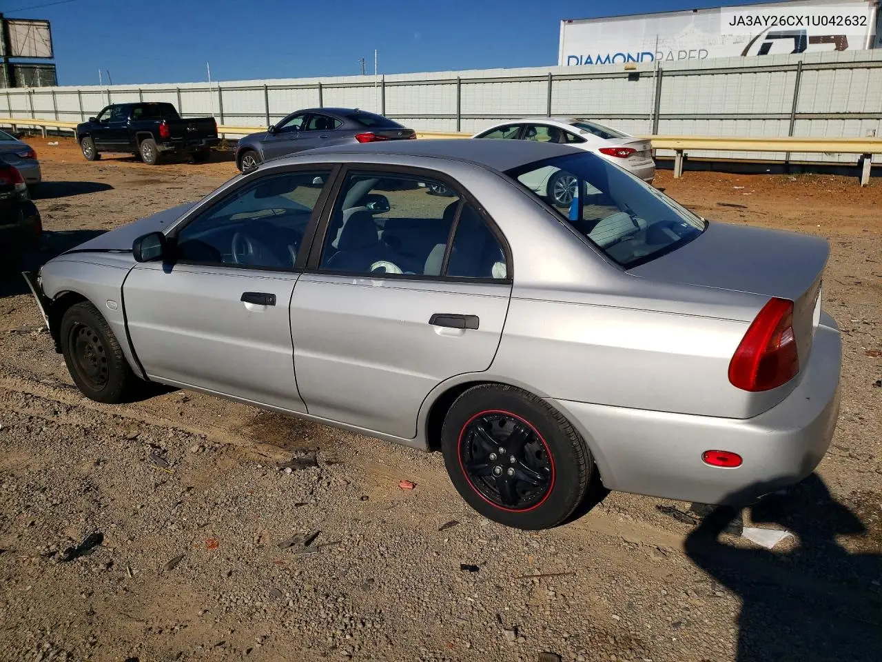 2001 Mitsubishi Mirage Es VIN: JA3AY26CX1U042632 Lot: 56056066