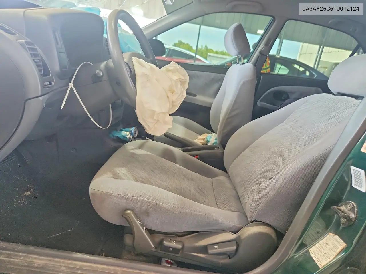 2001 Mitsubishi Mirage Es VIN: JA3AY26C61U012124 Lot: 57190076