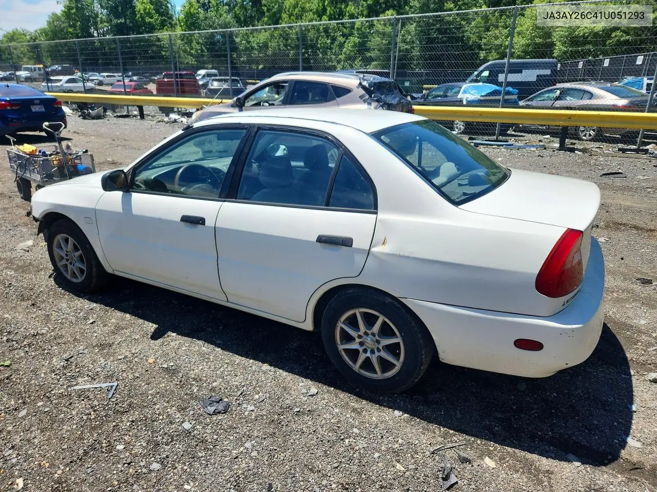 2001 Mitsubishi Mirage Es VIN: JA3AY26C41U051293 Lot: 58544156