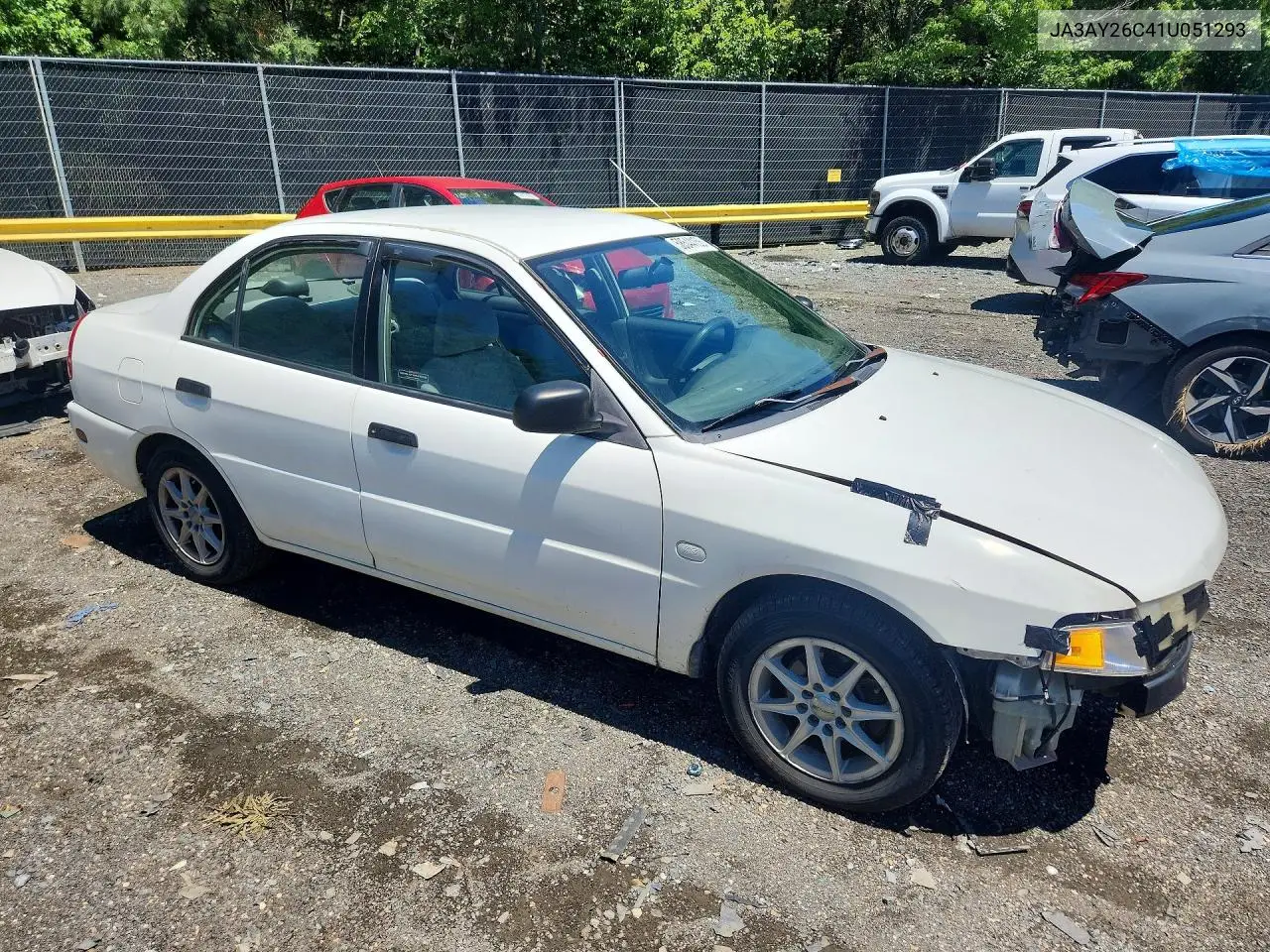 2001 Mitsubishi Mirage Es VIN: JA3AY26C41U051293 Lot: 58544156