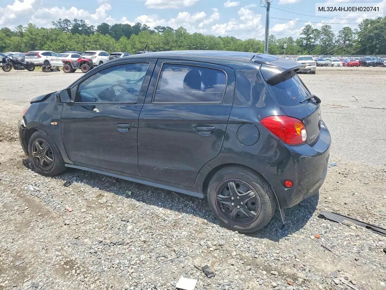 2014 Mitsubishi Mirage Es VIN: ML32A4HJ0EH020741 Lot: 59698536