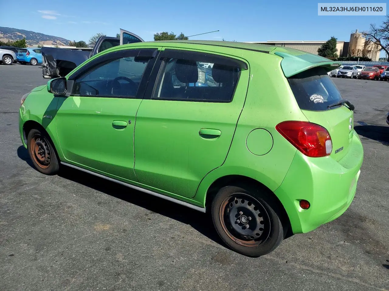 2014 Mitsubishi Mirage De VIN: ML32A3HJ6EH011620 Lot: 60867096