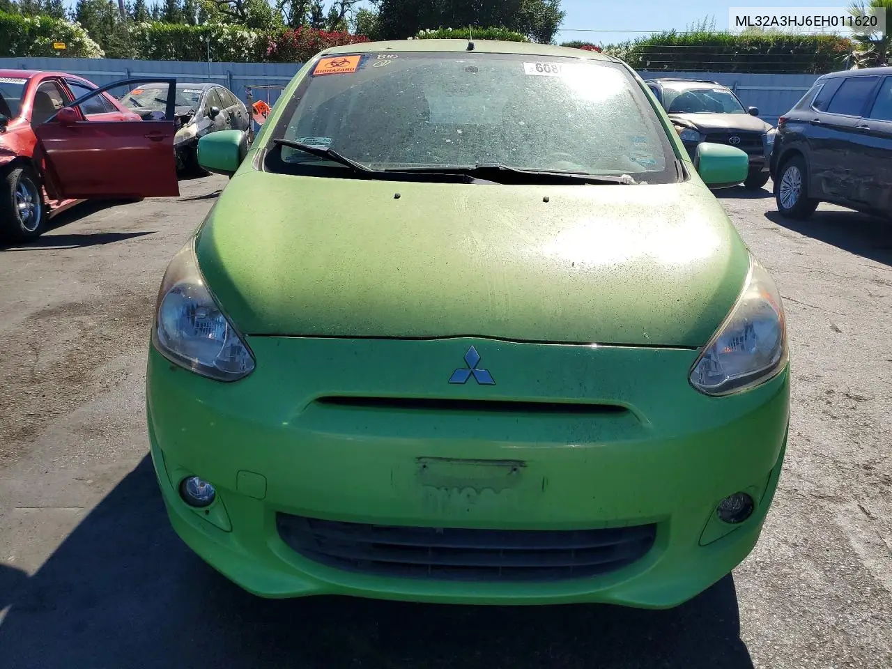 2014 Mitsubishi Mirage De VIN: ML32A3HJ6EH011620 Lot: 60867096
