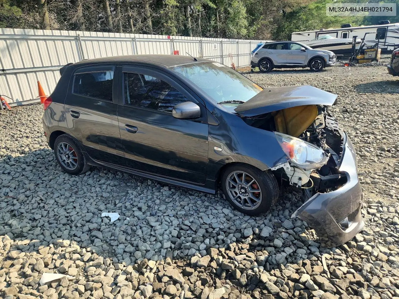 2014 Mitsubishi Mirage Es VIN: ML32A4HJ4EH021794 Lot: 60876446