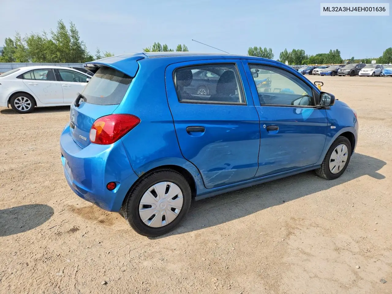 2014 Mitsubishi Mirage De VIN: ML32A3HJ4EH001636 Lot: 60928076