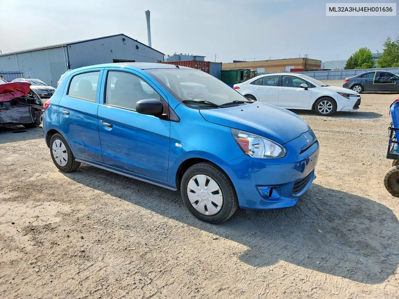 2014 Mitsubishi Mirage De VIN: ML32A3HJ4EH001636 Lot: 60928076