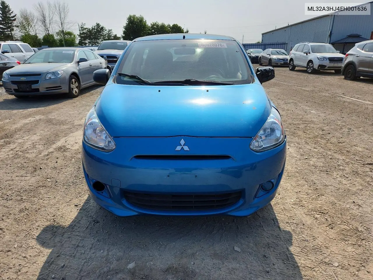 2014 Mitsubishi Mirage De VIN: ML32A3HJ4EH001636 Lot: 60928076