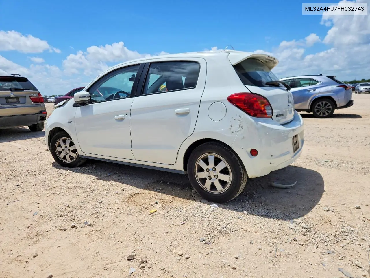 2015 Mitsubishi Mirage Es VIN: ML32A4HJ7FH032743 Lot: 56184166